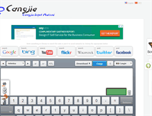 Tablet Screenshot of i2cangjie.com